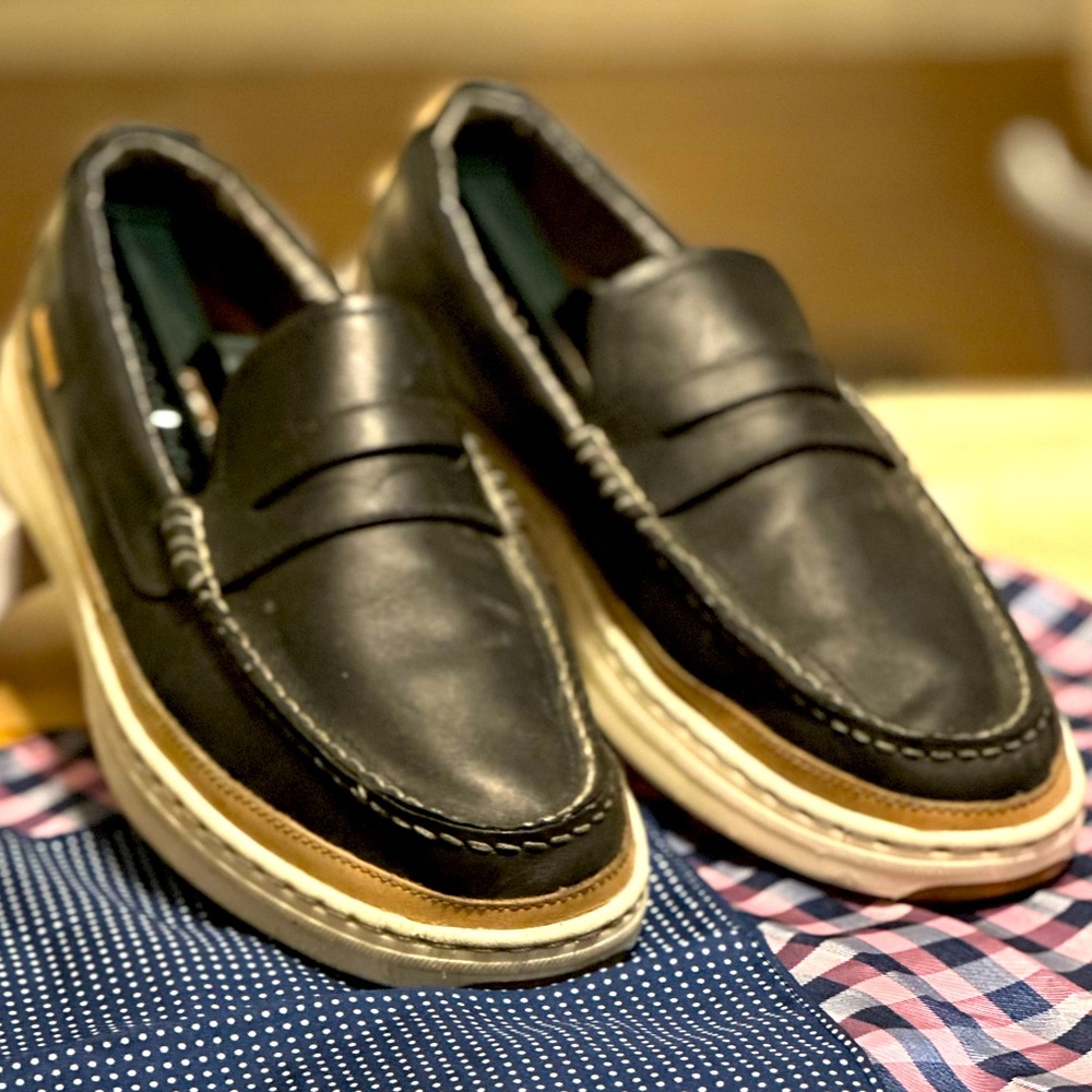 Cole Haan Black Top Spin Penny Loafer